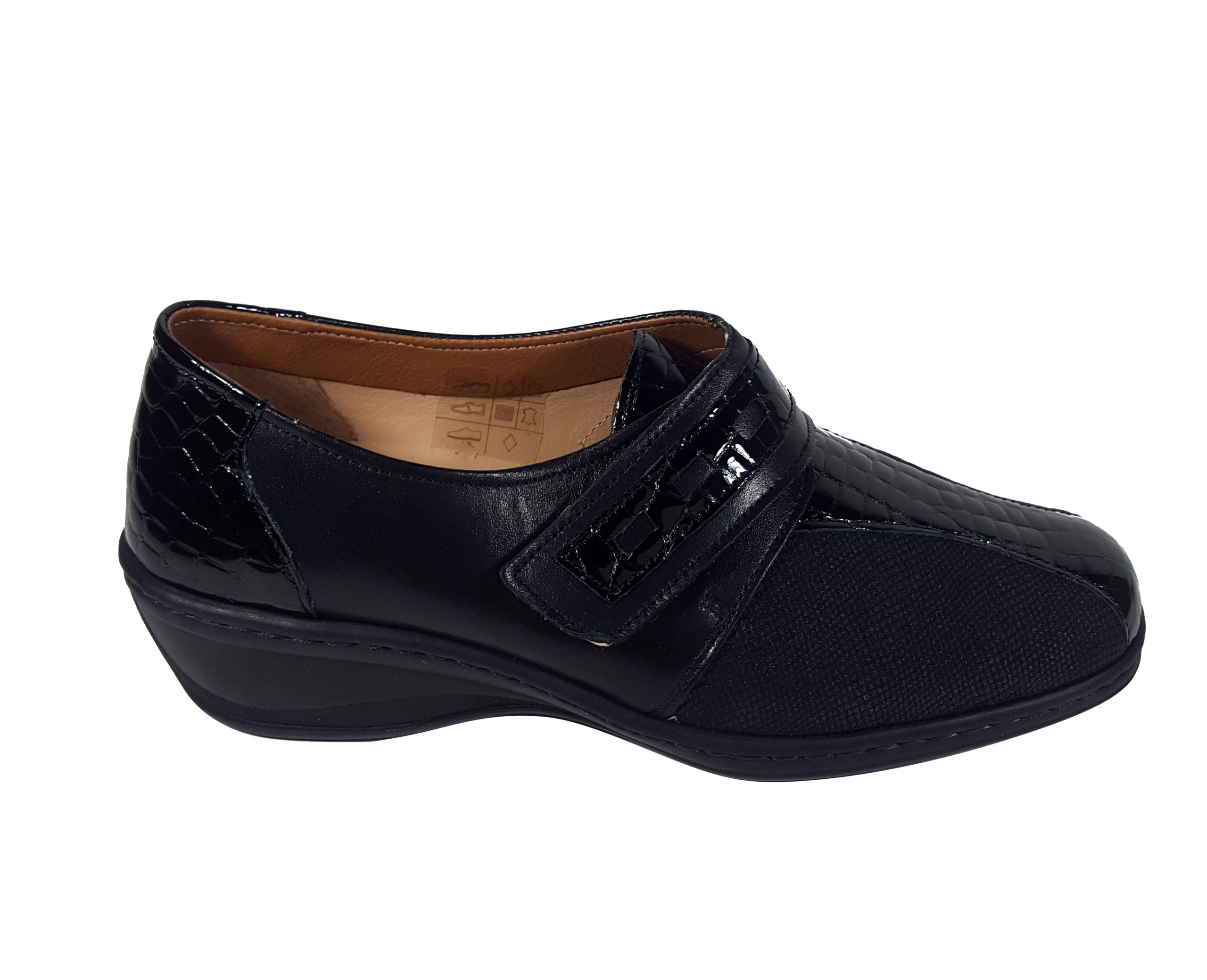 Zapato de ancho especial con elástico Calzados Vicente